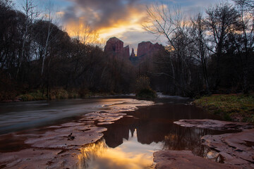 Sunrise at cathedral rock Sedona