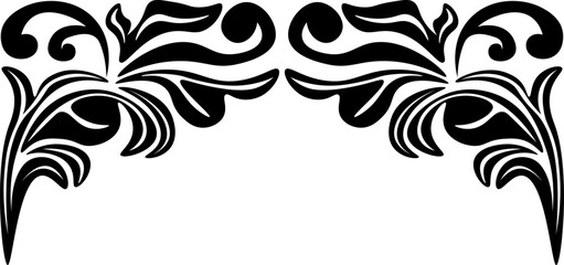 traditional pattern of sumatera. floral pattern