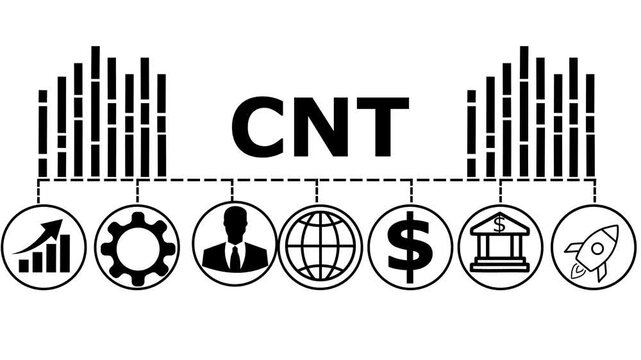 CNT (Carbon Nanotubes) concept design representing advanced nanomaterials with exceptional strength, conductivity, and versatility.Symbol of innovation, nanotechnology, and futuristic 