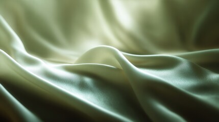 Elegant pale gold silk fabric background texture with soft folds.
﻿
