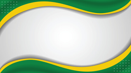Fototapeta premium Blank space brazil flag background