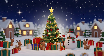 Obraz premium Christmas Background & Wallpaper