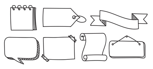 Obraz premium Bullet Journal Decorations Vector