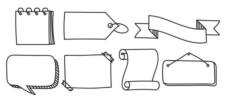 Bullet Journal Decorations Vector