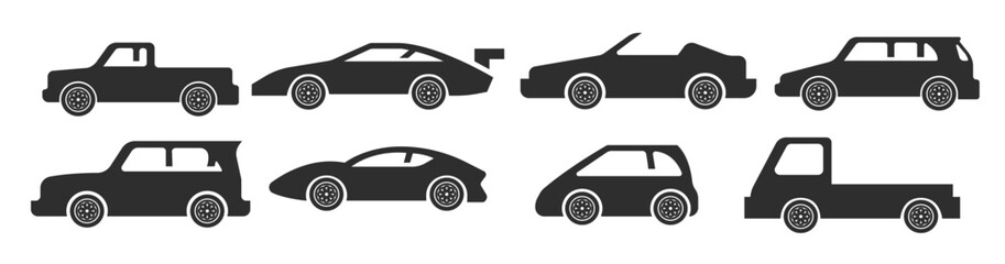  car vector silhouette vectors