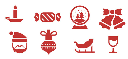 christmas and winter icons