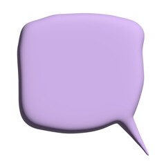 3d speech bubble Blank empty message box Textbox frame for banners, price tags, stickers, design