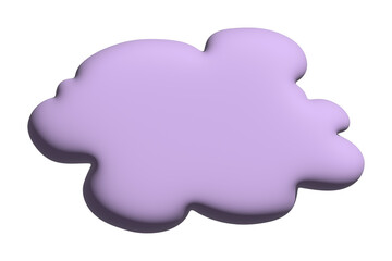 3d speech bubble Blank empty message box Textbox frame for banners, price tags, stickers, design