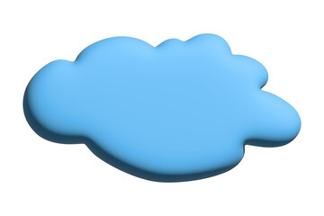 3d speech bubble Blank empty message box Textbox frame for banners, price tags, stickers, design