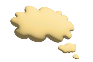 3d speech bubble Blank empty message box Textbox frame for banners, price tags, stickers, design