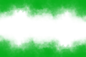 green and white cloud texture forming a soft abstract background with misty color blending. Vibrant...