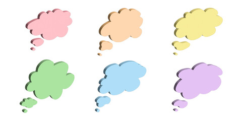 3d speech bubble Blank empty message box Textbox frame for banners, price tags, stickers, design