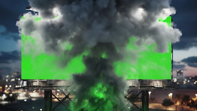 Outdoor fog plume expansion scene 2 with fog plume expansion effect outdoor style featuring cinematic, 4k, stock footage, abstract,
