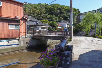 ペリーロード周辺の街並み（静岡県下田市）