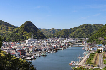 下田の街並み（静岡県下田市）