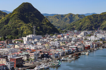 下田の街並み（静岡県下田市）