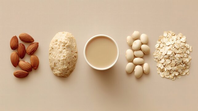 Healthy Food Ingredients Composition - Powered by Adobe