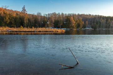 Partially Frozen Lake, Winter is coming