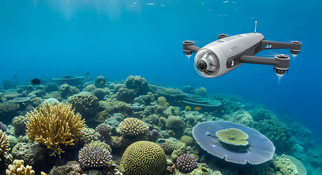 Explore stunning coral reefs with advanced underwater drone technology, capturing vibrant marine life and promoting ocean conservation efforts for a brighter future