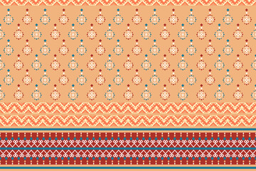 A set of seamless vector patterns featuring a retro geometric ornament design perfect for fabric, card, textile, and vintage wallpaper decoration