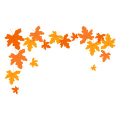 Autumn Leaves Decorative Borders & Corners – Fall Element