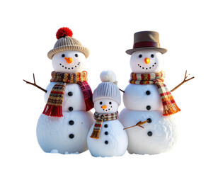  Snowman Family Illustration
