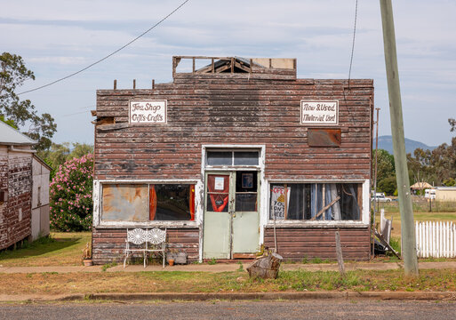 Old closed store in Tambar Springs, New South Wales, Australia