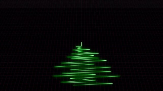 earthquake signal on a seismograph chart, showing seismic waves and magnitude on graph paper. Richter scale detecting the intensity of shaking with grid background 4 k animation video 