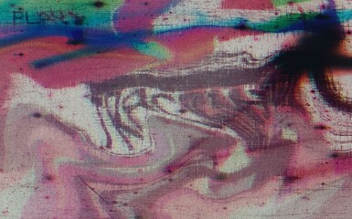 HD TV noisy defective screen glitch distorted flickering lines VHS effect background. LED TV no signal screen problem with vcr effect glitch distorted screen. Retro grainy film photo grain texture 