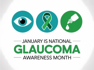 January is national glaucoma awareness month promoting eye health and early detection through awareness campaigns