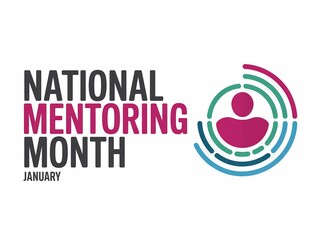 Celebrating national mentoring month in january with a symbol of guidance and growth