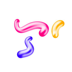 abstract colorful elements transparent png