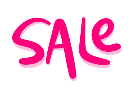 handwritten sale word transparent png