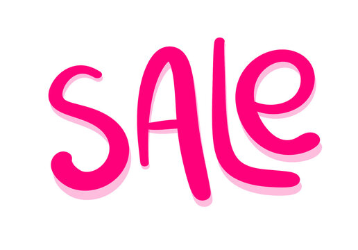 handwritten sale word transparent png