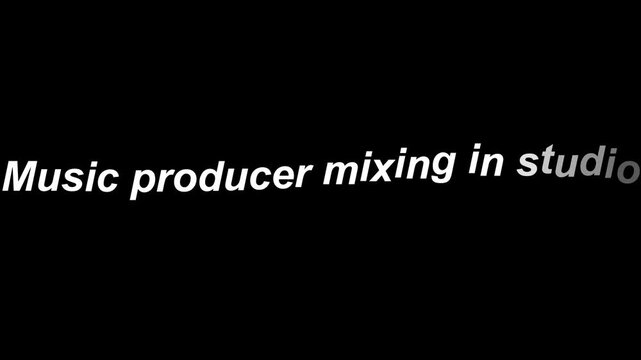 Dynamic music production video with sleek modern design elements perfect for advertising creative sound design and audio engineering services