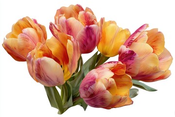 Close-up of a bouquet of tulips