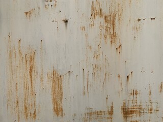Old steel surfaces have dried rust stains. If left for long periods, this can lead to corrosion.