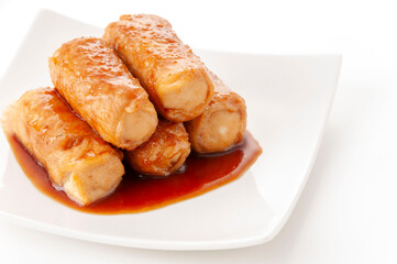 豆腐の肉巻き