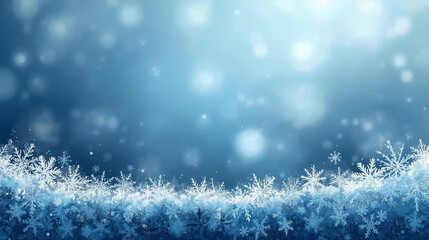a vector illustration depicting a frosty winter scene background