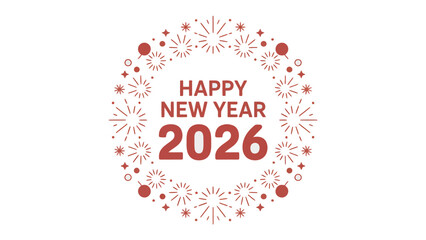 New Year 2026: The New Year's message is delivered with colorful fireworks, setting the stage for fresh starts and exciting possibilities in the upcoming year. 