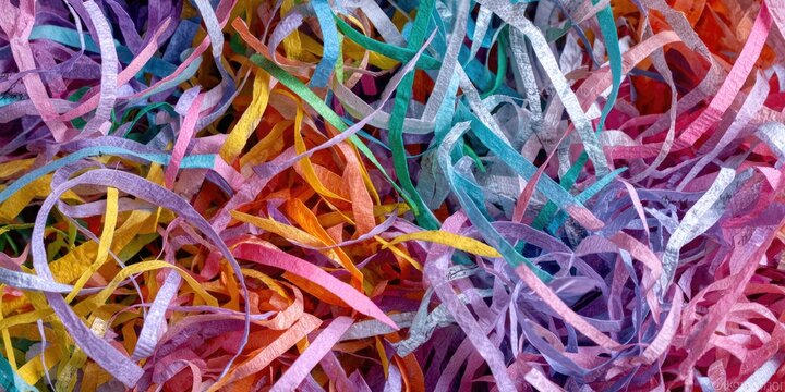 Colorful shredded paper (1)