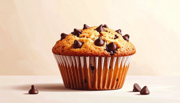 chocolate chip muffin