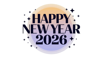 Happy New Year 2026: A festive graphic welcomes the arrival of 2026 with celebratory flair.