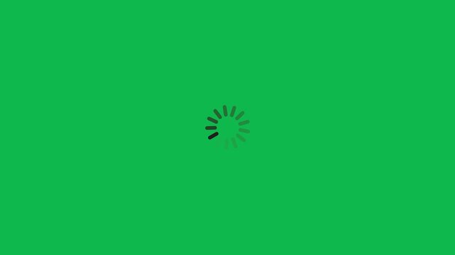 abstract background with green leaves.Ultra Minimal Circle Loader &ndash; Transparent PNG Animation