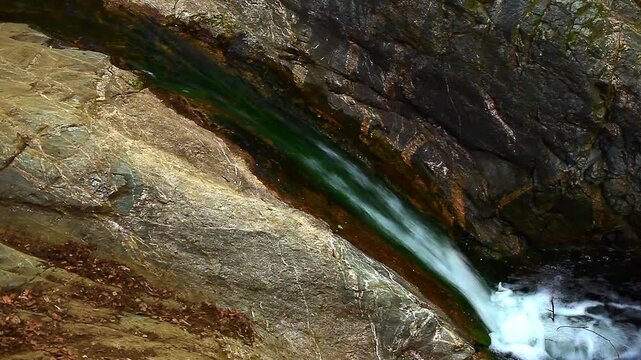 a video of Hermit Falls in Angeles National Forest California