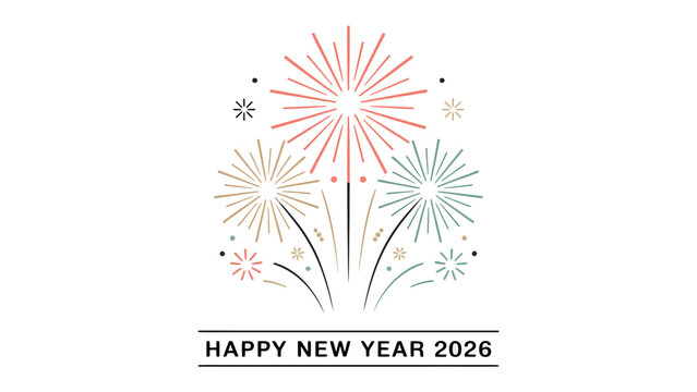 Celebrating the New Year with a Bang: A vibrant display of fireworks heralds the arrival of a new year, symbolizing joy, hope, and the excitement of a fresh start.
