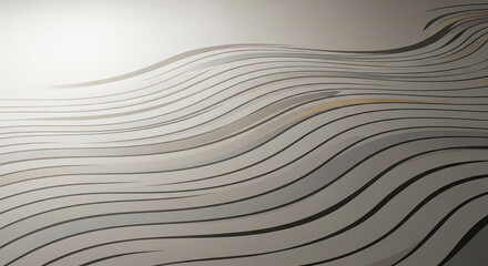 Elegant Abstract Flowing Lines in Earth Tones