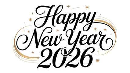 Happy New Year 2026: Celebrate new beginnings and the promise of a fresh start with this festive design, perfect for spreading cheer and anticipation.