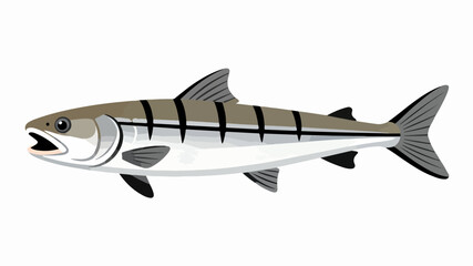 Fish illustration vector diagram