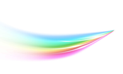 Dynamic abstract colorful spectrum wave trails flowing 